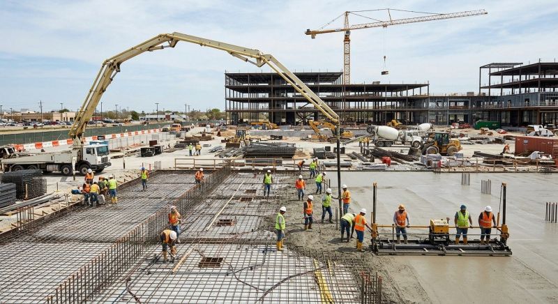 Commercial Slab Construction in Franklin, TN