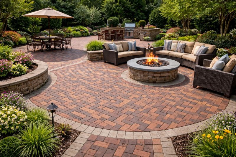 Patio Brick Installation in Framingham, MA