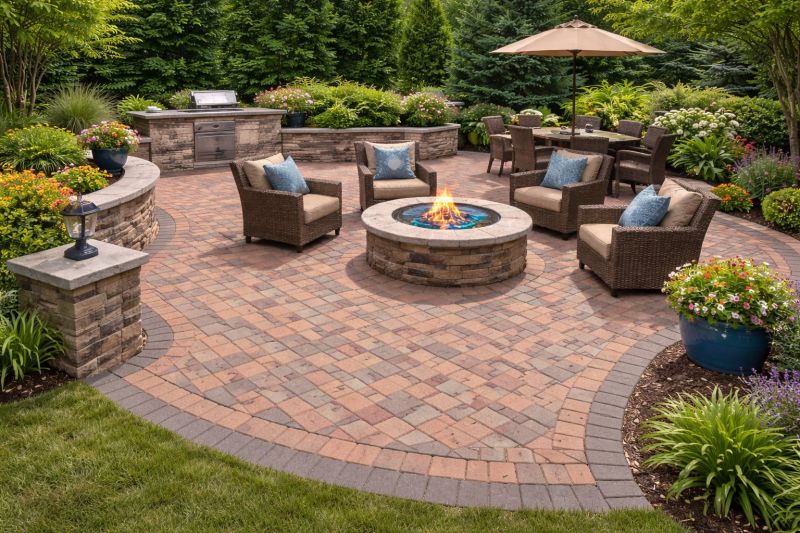 Patio Brick Installation in Norwalk, CT